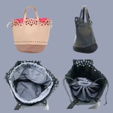 Luxury Laser Cut Tote Bag